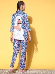 Valerie Crescent Princess Pink Pyjama Set | Pajama Sets for Women (Studio By Arj)